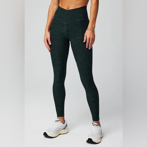 Fabletics Dark Green HeatherFlex High-Waisted Legging - Picture 3 of 9